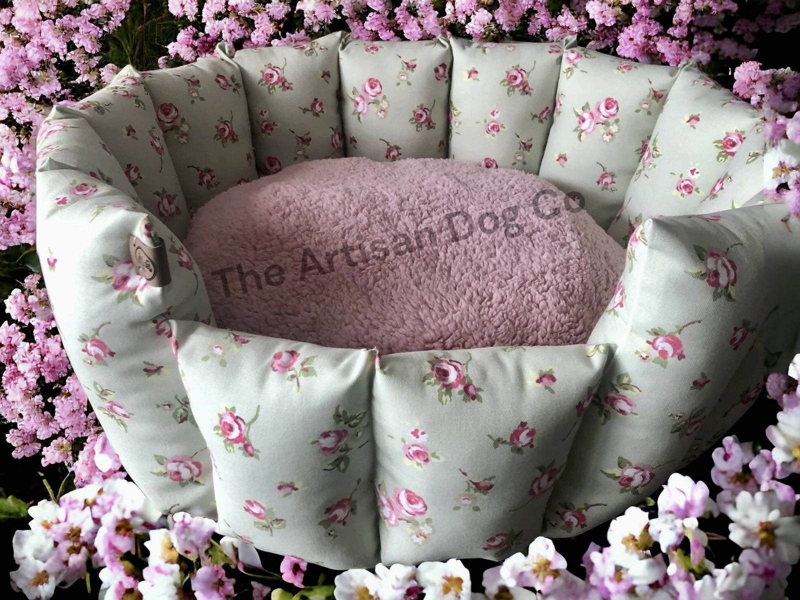 Floral dog bed hotsell